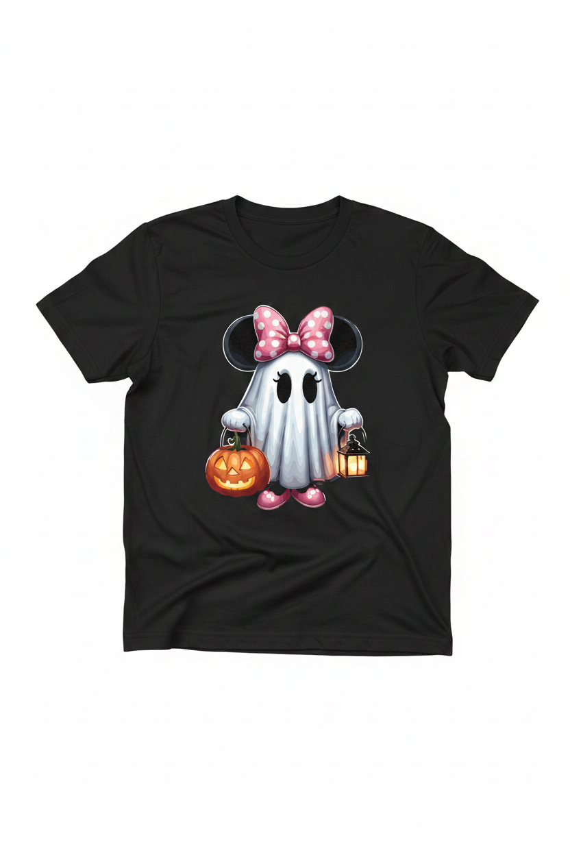 Halloween T-shirt mini ghost